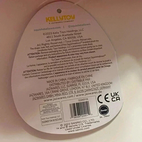 🆕My Melody Plaid Squishmallows Plushie 8"🆕 - Picture 7 of 7